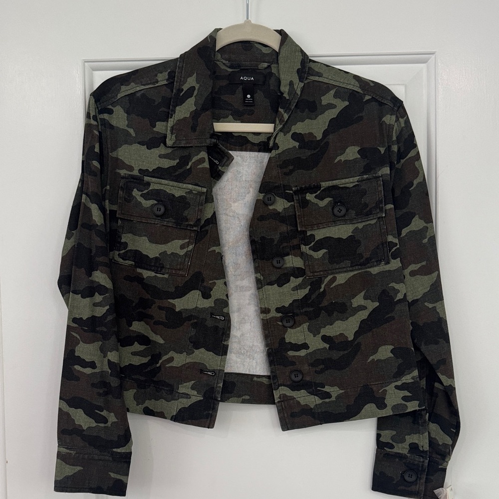 Aqua Camouflage Utility Jacket